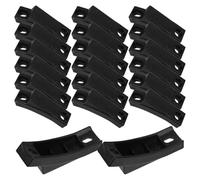 Alipis 20 Pezzi Protezioni per Pavimenti in Plastica per Gambe di Sedie, Cuscinetti Antiscivolo per Mobili, Tappi Neri per Tubi di Sedia, Accessori per Protezione Pavimenti e Sedie