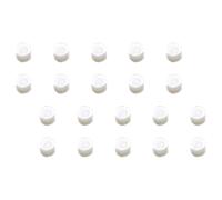 Alipis 20 Pezzi Puntini Intarsio Tastiera Bianco 3mm in Madreperla per Chitarra e Ukulele, Decorazione Facile da Installare Presa Precisa per Performance Musicali