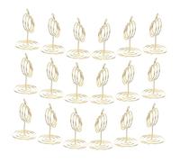 Alipis 20 Pezzi Segnaposto Autunnale Supporti Metallo per Segnaposto e Numeri Clip Multifunzionale per Foto Menu e Cartelli Alimentari Decorazione Tavola Ringraziamento e Feste