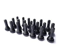 Alipis 20 Pezzi Valvola Pneumatico Tubeless Tr-413 Ts413 in Metallo Nero