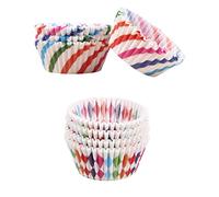 Alipis 200 pezzi Coppette da Muffin Usa e Getta Pz Pirottini per Cupcake con Design per Feste Nic e Speciali
