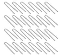 Alipis 200 Pezzi Ganci di Filo a Forma di U in Tungsteno Argento, Adattabili e Riutilizzabili per Appendere Ornamenti Ceramici e Progetti di Ceramica in Fornace