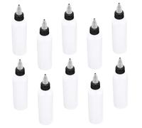 Alipis 20pezzi Bottiglia Bocca Appuntita Da Bottiglia Per Salsa Ricaricabile e Comprimibile Di Plastica Applicatore Utilizzabile Per Tinture Per Capelli o Altri Prodotti