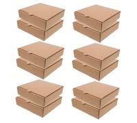 Alipis 20pezzi Scatole Per Pizza Da Asporto Da Contenitori Resistenti All Scatole Cartone Corrugato Per Feste e Conservazione Per Fette e Biscotti