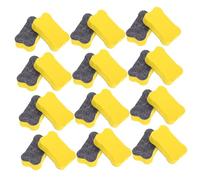 Alipis 24 pezzi Gommine per Lavagna Bianca in EVA e Feltro Cancella Facile e Portatile Accessori Multifunzionali per Casa Ufficio e Scuola Design Forma di Osso Senza Magnete Dimensioni