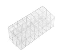 Alipis 24griglie Porta Trucco Trasparente Organizer Per Vanità Contenitore Per Campioni Di Rossetto Espositore Per Cosmetici Da Bagno Trasparenti Supporto Essenziale