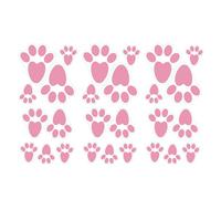 Alipis 24pcs Pasqua Bunny Coniglio Orme Impronte Decalcomanie Adesivo Di Pasqua Forniture Per Feste