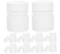 Alipis 24pezzi Flaconi Per Medicinali in Hdpe Tappi Piccole Bottiglie Per Pillole Per Viaggi Organizer Portatile Per Medicinali Piccolo Porta Pillole Vuoto