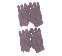 Alipis 2paio Guanto Spazzola per Corpo Esfoliante da Bagno Guanti Scrub Corpo Five Fingers Guanto da Doccia per Scrub da Bagno Sauna Uomo e Donna Facile da Indossare e Pulire