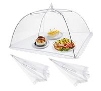 Alipis 2pezzi Coprivivande Pieghevoli per Alimenti da Tende Rete Eleganti per Protezione Cibo all Aperto e al Chiuso per Picnic Grigliate e Tavoli da Pranzo