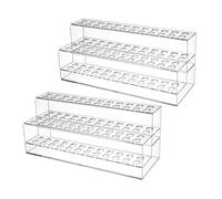 Alipis 2pezzi Portapenne per Scrivania Design Due Strati Espositore Pennelli in Acrilico Trasparente Organizzatore Pennelli per Conservare Vari Tipi di Penne