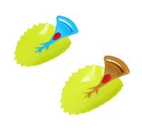 Alipis 2pezzi Prolunga Per Rubinetto Forma Di Foglia Strumento Per Guida Acqua Accessori Per Bagno Vena Blu Per Ogni