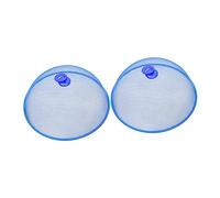 Alipis 2pezzi Rete Coprivivande in Ferro Copertura per Alimenti Cupola in Rete Riutilizzabile Protezione per Alimenti per Cucina Picnic Campeggio Frutta Verdure Snack Bevande Piante