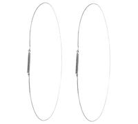 Alipis 2pezzi Ricambio Per Guarnizione Lavatrice Clamp Acciaio Inossidabile Facile Installazione e Compatibile Con Diverse Marche Lavatrici Frontali