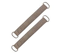 Alipis 2pezzi Spazzola Esfoliante per Schiena Striscia Doccia in Ramiello Asciugamano da Bagno Cinghia Lunga per Rimozione Cellule Morte