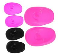 Alipis 3 paia Proteggi Orecchie in Silicone per Parrucchieri Anticalore Impermeabili Copri Orecchie per Tinta Capelli Salone Adatti Uomo Donna Leggeri Ergonomici