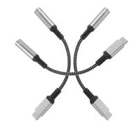Alipis 3 Pezzi Adattatore Tipo C Jack per Cuffie, Type-c a 3, 5 Mm | Cavo Audio per Smartphone, Lega di Alluminio e Tpe, Leggero e Compatto, Plug And Play, Stile Minimal