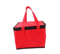 Alipis 3 Pezzi Borsa isolante borsa da ristorazione isolata portatile isolato saltare cibo sacca di isolamento termico contenitore termico per alimenti tessuto non tessuto rosso