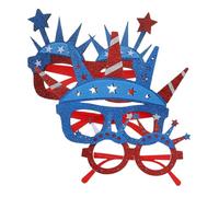 Alipis 3 Pezzi Comodi Occhiali Da Sole Per La Festa Del Dell'indipendenza Set Accessori Patriottici Per Adulti Occhiali Divertenti Novità Per Le Celebrazioni Degli Stati Uniti