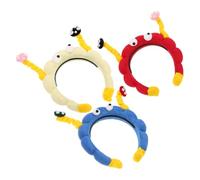 Alipis 3 pezzi Fascia Capelli Cute Tema Fungo Leggera e Morbida per Trucco Spa e Cura Viso Accessorio Capelli Donna e Ragazze Elastico Creativo e Divertente