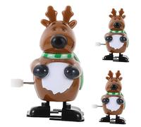 Alipis 3 Pezzi Giocattoli Orologeria Carica Tema Natale Decorativi e Divertenti Plastica Sicura Idea Regalo per Feste Natalizie