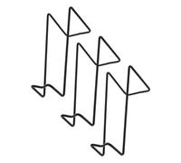 Alipis 3 Pezzi Rastrelliera Per Tavolo Portabottiglie Piccolo Display Con Moderno Cremagliera Chiave Bottiglia Acciaio Portabottiglie Decorativo Sottile Titolari Ferro Da Stiro Black