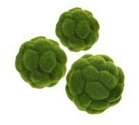 Alipis 3 pezzi Sfere Decorative in Prato Artificiale Palline Topiary Resistenti Sbiadimento e Deformazione per Giardino Interni Soffitti e Vetrine Elementi Versatili per Casa e Evento