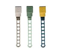 Alipis 3 pezzi Stendibiancheria Portatile in Acciaio con Stelo e Appendino Girevole Salvaspazio per Interni ed Esterni Facile da Installare Senza Forare Resistente e Antiruggine