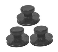 Alipis 3 Pezzi Ventose in Gomma per Ciotole Tibetane e Campane da Meditazione, Manico Ventosa Stabile per Accessori Ciotola Sonora, Supporto Sollevatore per Strumenti di Meditazione