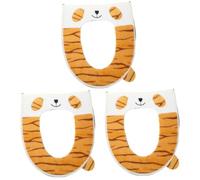 Alipis 3 Pz Sedile WC Completamente Chiuso - Cuscino per Sedile WC - Cuscino WC Lavabile Accessori per sedili WC Pulito Gel copriwater Universale Morbido Cuscino per WC da Bagno Pelucchi