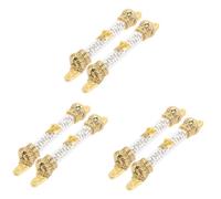 Alipis 3 Set Articoli da Religioso Mitzvah Benedizione Il Lato Porta Arredamento Decorazione Regali Ebraici per Le Donne Artigianato Mezuzah Mezuzà Ebraica Metallo 2 Pezzi * 3