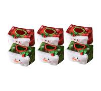 Alipis 3 Set Di Scatole Di Fazzoletti Di Natale Uniche Eleganti Scatole Di Carta Decorative Sacchetti Di Fazzoletti Decorazioni Per La Casa 2 Pezzi * 3