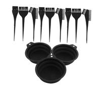 Alipis 3 Set Kit per Tintura Capelli con Ciotole Pieghevoli e Pennelli Accessori Professionali per Parrucchieri e Fai da Te Pettine Applicatore per Colorazione e Trattamenti Nutrienti