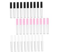 Alipis 30 pezzi Tubi per Lucidalabbra Trasparenti con Tappo Bianco Rosa e Nero Contenitori Vuoti per Rossetto Te Riutilizzabili per Balsamo e Olio Labbra Design Compatto e Leggero per