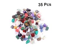 Alipis 35 pezzi Pendenti in Agata Naturale per Creazione Gioielli Fai da Te Accessori Collane e Bracciali Bambina con Design Irregolare e Dettagli Argentati per Charms Unici e