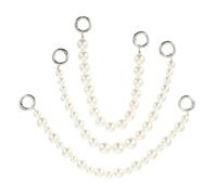 Alipis 3pezzi Catena Decorativa per Cellulare in Resina e Lega, Tracolla per Borsa a Spalla Bianco, Accessori per DIY e Catenella Anti-caduta per Custodia Telefono