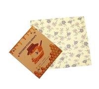 Alipis 3pezzi Pellicola in Cera d Api Pellicola per Alimenti Domestici Copertura per Ciotole che Mantiene la Freschezza in Cera d Api per Avvolgere Cibo Alternativa Ecologica