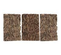 Alipis 3pezzi Sfondo Per Terrario Corteccia Di Albero Per Rettili Decorazione Realistica Per Acquario Piattaforma Di Corteccia Di Sughero Per Arrampicarsi e Riposare