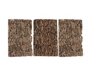Alipis 3pezzi Sfondo Per Terrario Corteccia Di Albero Per Rettili Decorazione Realistica Per Acquario Piattaforma Di Corteccia Di Sughero Per Arrampicarsi e Riposare