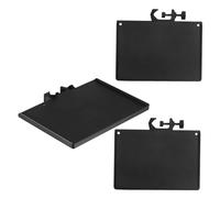 Alipis 3pezzi Vassoio Per Scheda Audio Vassoio Per Microfono Supporto Portaoggetti Multifunzionale Facile Da Usare Superficie Liscia Bordi Rialzati Per Prevenir Caduta Di Oggetti Per Stre