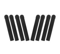 Alipis 4 Paia Protezioni Auricolari in Silicone Antiscivolo per Occhiali Cuscinetti Morbidi per Aste Supporti Dietro le Orecchie per Uso Sportivo e Quotidiano Neri