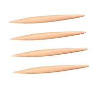 Alipis 4 pezzi Bastoncini in Legno per Pasta da Cucina Mattarello Ergonomico Punta Affilata Strumento da Forno per Impasti Non Adesivo Facile da Maneggiare per Pasta Fatta in Casa e