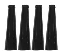 Alipis 4 Pezzi Cappuccio Protezione Piante Nero in Plastica | Patio e Giardinaggio All'aperto, Protezione Solare Portatile, Adatto a Ortaggi e Erbe Aromatiche