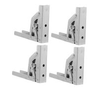 Alipis 4 pezzi Cerniere per Armadi Angolari Cerniere Pieghevoli Braccio per Cucina e Spazi Ristretti Resistenti per Porte e Apertura Facile