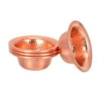 Alipis 4 pezzi Ciotole Buddiste Rame per Offerte Piccole Ciotole Decorativa per Meditazione e Buddhista Resistenti e Compatte o