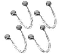 Alipis 4 Pezzi Clip Magnetiche per Accorciare Maniche e Orli dei Pantaloni per Abbigliamento in Lega Nera con Chiusura Magnetica Sicura per Vestiti da Donna