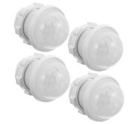 Alipis 4 Pezzi Copertura Infrarosso Plastica Resistente Al Calore Custodia Vite per Rilevatori e Sensori Corpo Design Compatto e Portatile per Sicurezza