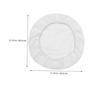 Alipis 4 pezzi Cuffietta Unisex in Traspirante e Cappello Protettivo per Servizio Alimentare Bianco per Lavoro in Cucina e Panificazione