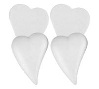 Alipis 4 Pezzi Cuori in Polistirolo Irregolari da Decorazioni Fai da Te per Matrimoni e Feste Materiale Leggero per Artigianato Creativo
