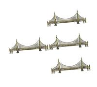 Alipis 4 Pezzi del Golden Gate Bridge di San Francisco Decorazioni per La Tavola Centrotavola Arredamento Funky Arredamento del Soggiorno Decorazione della Statua Lega di Zinco